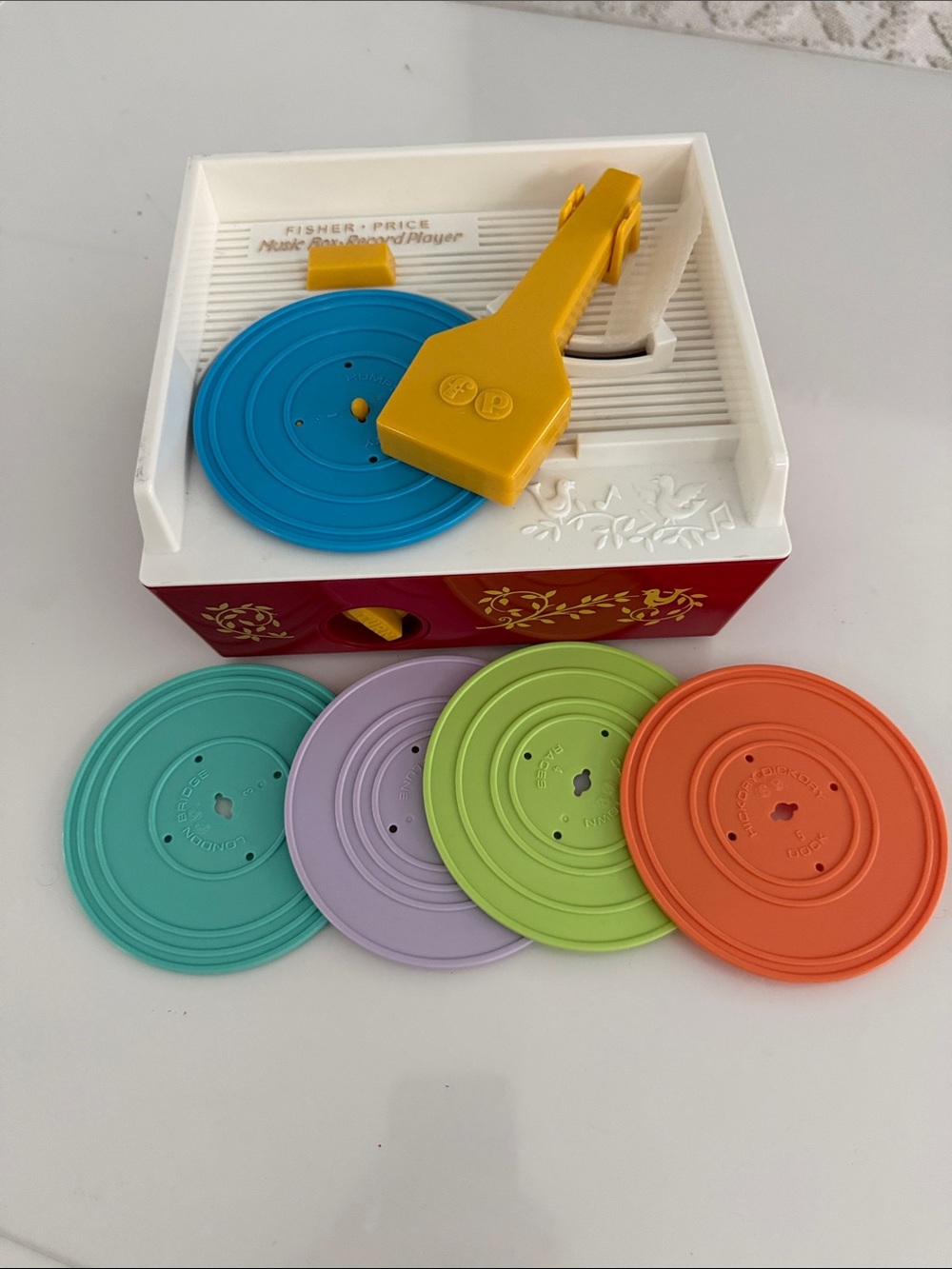 Fisher-Price Multicolor Music Box with Discs
